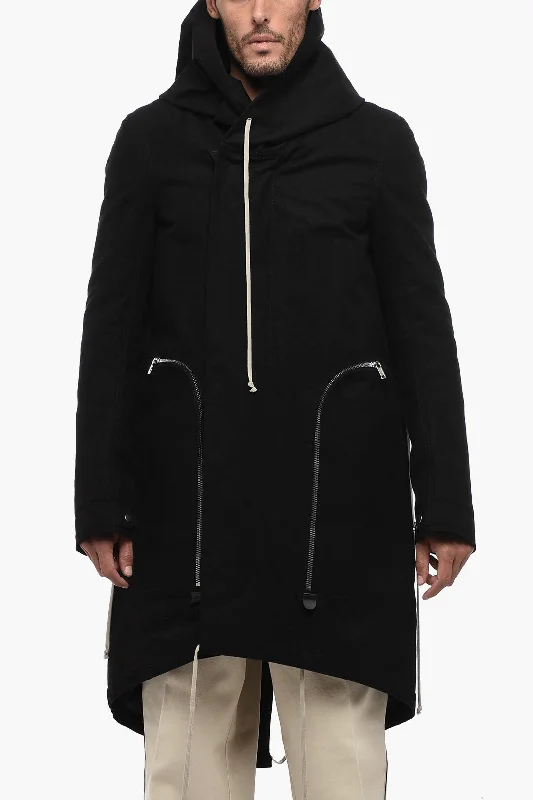 Rick Owens Hooded BAUHAUS Coat