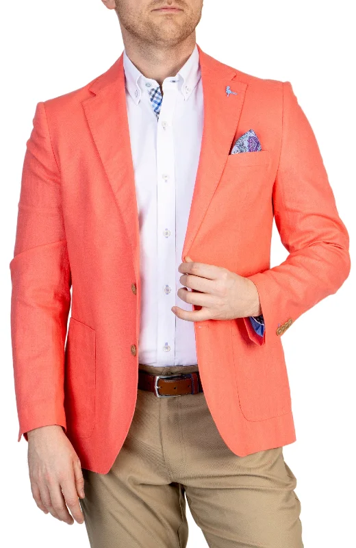 Signature Solid Bright Linen Sport Coat