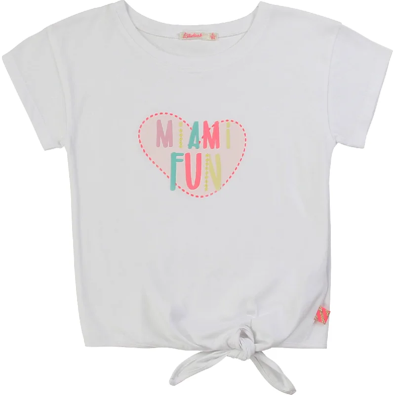 Men's organic cotton crew - neck t - shirts for everyday comfortBillieblush T-Shirt Spring 2 White
