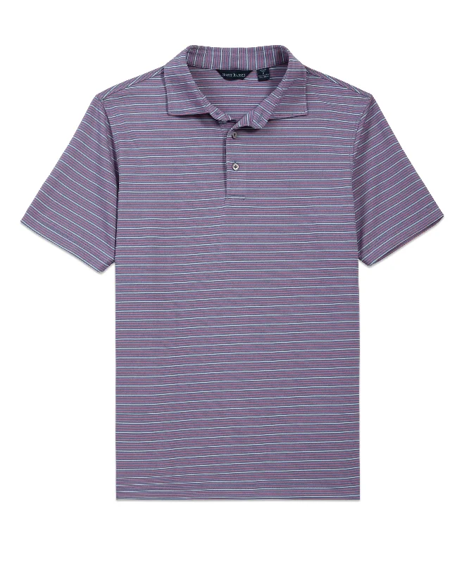 Men's plus - size pocket t - shirts with a classic lookGradient Stripe Tech Polo, Country Blue