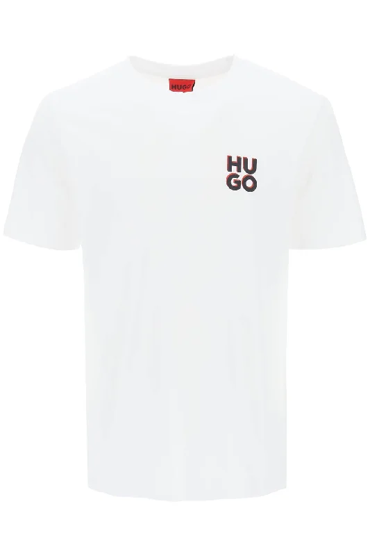 Men's mock - neck t - shirts with a modern and sleek styleHugo Men's 'Dimento T-Shirt