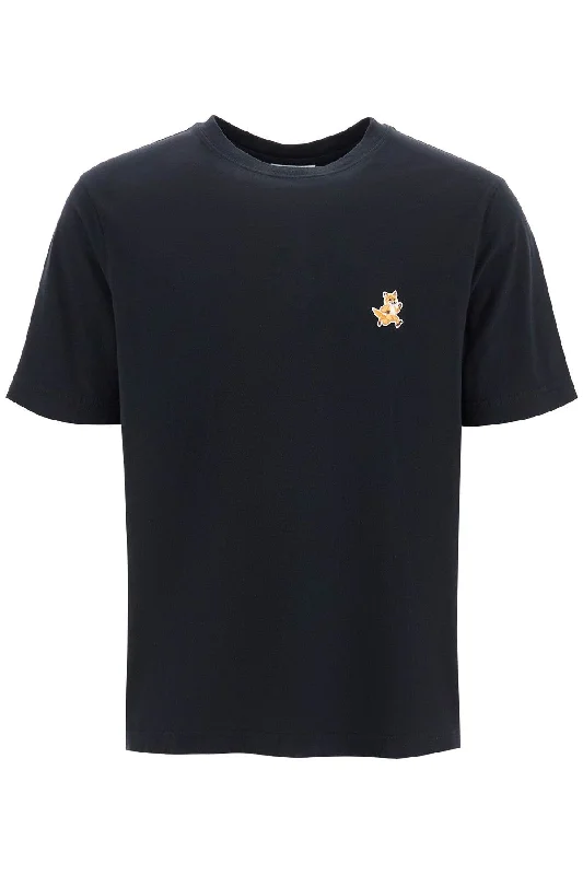 Men's polo t - shirts with a contrast collar for a preppy lookMaison Kitsune Men's Speedy Fox Patch T-Shirt