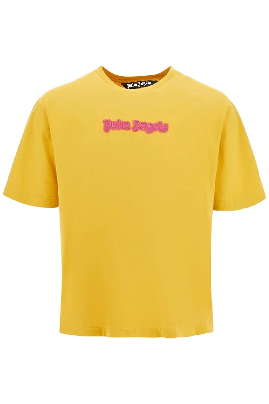 Men's polo t - shirts with a contrast collar for a preppy lookPalm Angels Men's Ato"Newborn Logo Boxy