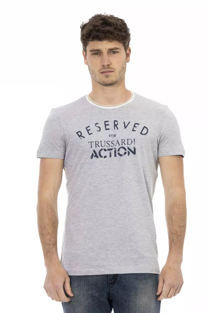 Men's plus - size pocket t - shirts with a classic lookTrussardi Action  Cotton Men Men's T-Shirt
