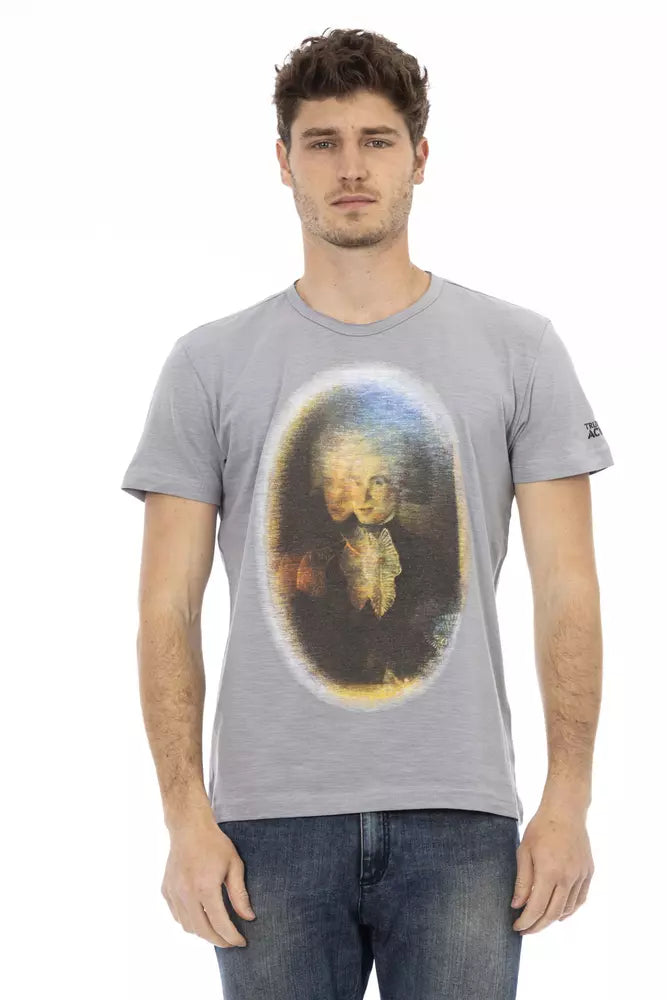 Men's moisture - wicking athletic t - shirts for intense workoutsTrussardi Action  Cotton Men Men's T-Shirt